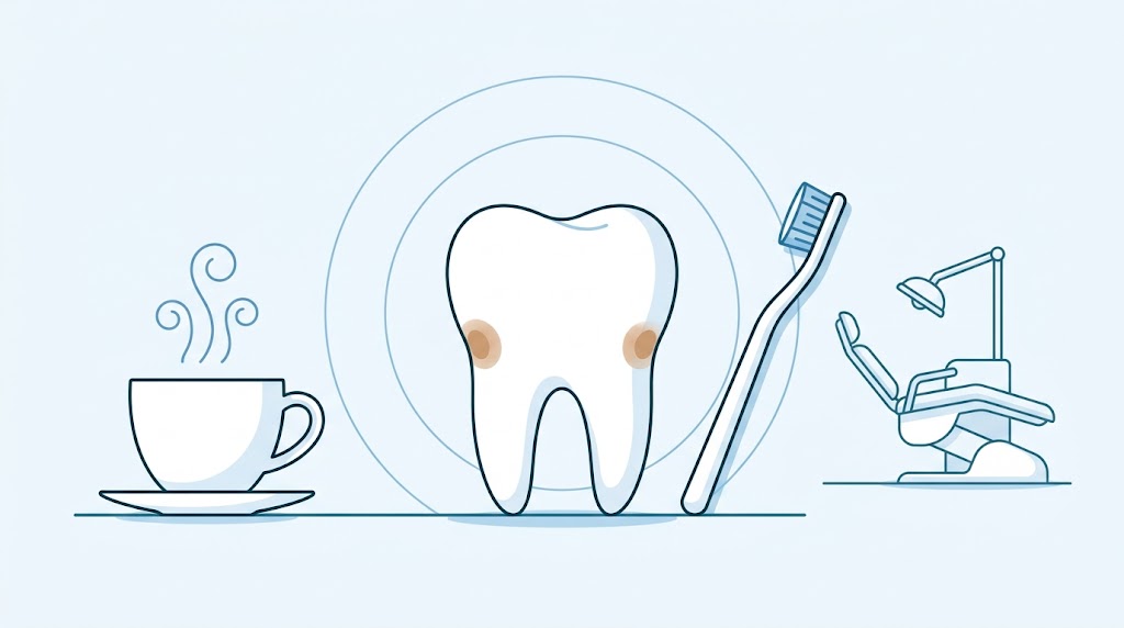 Tache sur les dents : causes et solutions